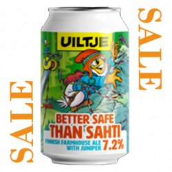 SALE Uiltje Brewering Company - Better Safe Than Sahti - PR Dutch Drinks