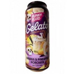 Funky Fluid Gelato: Banana & Pineapple Horchata Funky Fluid Gelato: Banana & Pineapple Horchata