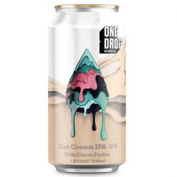 One Drop Brewing Oat Cream V6 IPA 440ml - The Beer Cellar