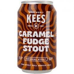 Kees Caramel Fudge Stout Blik - Drankenhandel Leiden / Speciaalbierpakket.nl