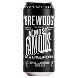 Brewdog Almost Famous Hazy NEIPA 12 x 440ml Case - Liquor Library