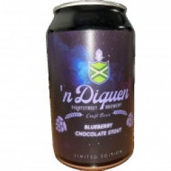 Diquen Blueberry Chocolate Stout - Speciaalbierkoning