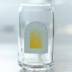 Side Project Arch Logo Can Glass - Side Project