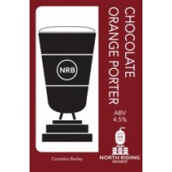 North Riding Choc Orange Porter (Cask) - Pivovar