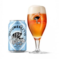 Brouwerij'Tij Free IPA 0,5% (12 x 33cl Canettes) - Big Bag Delivery