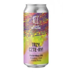 Artezan: Trzy Czte-ry! - puszka 500 ml - Piwne Mosty - Stu Mostow