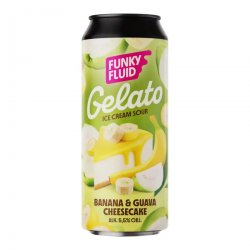 Funky Fluid Gelato: Banana & Guava Cheesecake