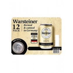 WARSTEINER GERMAN PILSNER 12oz 12PK CANS - Schaefer’s