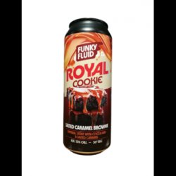 Funky Fluid Royal Cookie: Salted Caramel Brownie