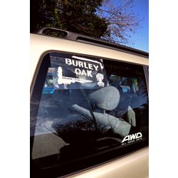 Burley Oak Large Stencil Sticker - Burley Oak Brewing Company