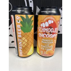 IMPRINT BREWING  SCHMOOJEE MANGO & MANDARIN WHIT PINEAPPLE ICE CREAM - Beerloversyou