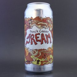 Burley Oak - Peach Cobbler J.R.E.A.M. - 4.8% (473ml) - Ghost Whale