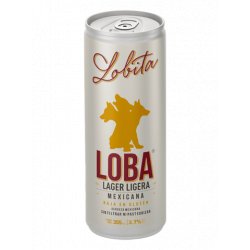 Loba Lobita Light Lager Lata 355 ml - La Belga