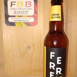 Ferre blond - Famous Belgian Beer