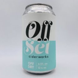 Offset Off Dry Cider Can - Bottleworks