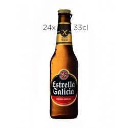 Caja de 24 Cervezas Estrella Galicia Sin Gluten 25cl. - Vinopremier