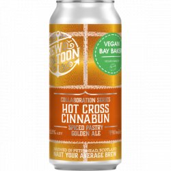 Brew Toon Hot Cross Cinnabun (Vegan Bay collab) - Golden Ale 440ml - Fountainhall Wines