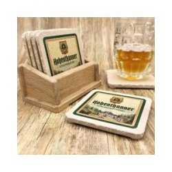 Schlossbrauerei Hohenthanner  Bieruntersetzer aus Naturstein - Biershop Bayern