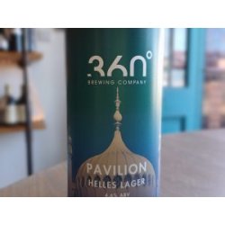 Pavilion Helles Lager, 360 Brewing Co - Bottle & Jug Dept.