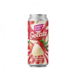 Funky Fluid Gelato: White Choc Fragola