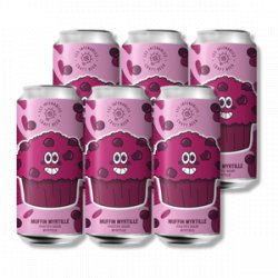 Les Intenables Pack de 6 Muffin Myrtille - Pastry Sour Myrtille - 6x44cl - Les Intenables - Craft Beer