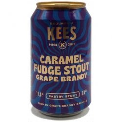 Brouwerij Kees Caramel Fudge Stout Barrel Aged Grape Brandy