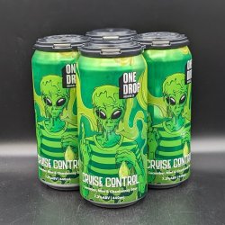 One Drop Cruise Control Cucumber, Mint & Chardonnay Summer Sour Can 4pk - Saccharomyces Beer Cafe