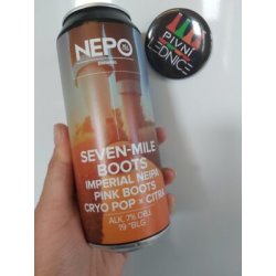 Nepomucen Seven Mile Boots 19°7% 0,5l - Pivní lednice