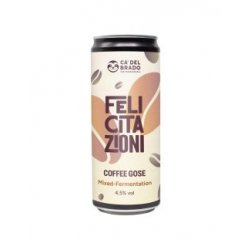 Ca’ del Brado Felicitazioni Coffee Gose latt.33cl - UnaBirra