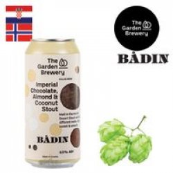 The Garden Brewery  Badin - Imperial Chocolate Almond & Coconut Stout 440ml CAN - Drink Online - Drink Shop