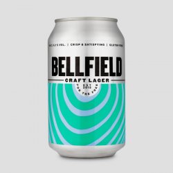 Bellfield Brewery, Craft Lager, 330ml Can - The Fine Wine Company