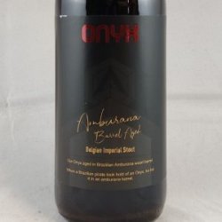 Stout Onyx Amburana - Gedeelde Vreugde