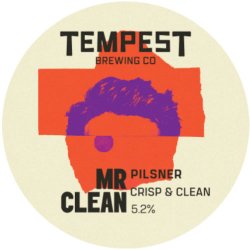 Tempest Brewing Co, Mr Clean Pilsner , 440ml Can - The Fine Wine Company