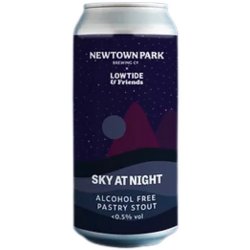 Lowtide x Newtown Park Collab Sky At Night Alcohol Free Chocolate, Coffee & Vanilla Pastry Stout 440ml (0.5%) - Indiebeer