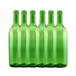 Wine Bottles Green 750ml (15) - Glass - Brewbitz Homebrew Shop