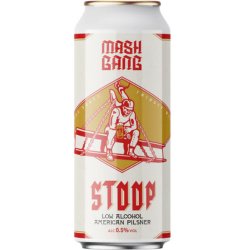 Mash Gang Stoop Alcohol Free American Pilsner 440ml (0.5%) - Indiebeer