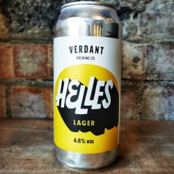 Verdant Helles 4.8% (440ml) - Caps and Taps