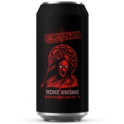 Neon Raptor Velvet Banshee - Strawberry, Honeyberry, Chocolate, Vanilla Red Velvet Cake Imperial Sour 440ml (10%) - Indiebeer