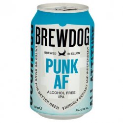 Brewdog Punk AF - Alcohol Free IPA 0.5% 330ml Can - Fountainhall Wines