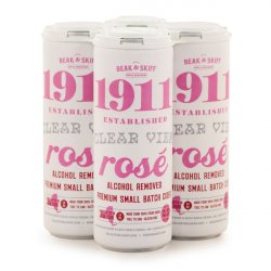 1911 — Clear View, Rosé, Alcohol Removed Cider 0.5%, 4-Pack - Minus Moonshine