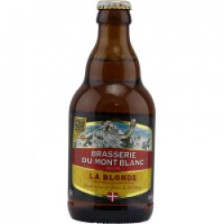 Duvel Moortgat La Blonde Sans Gluten du Mont Blanc 33 cl - Charlemagne Boissons