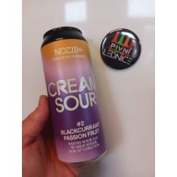 Nozib CREAM SOUR #2 Blackcurrant + Passion Fruit 18°5,7% 0,5l - Pivní lednice