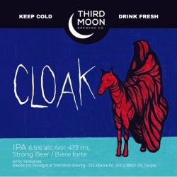 Hazy IPA - 4-pk of Cloak tall cans - Third Moon Brewing