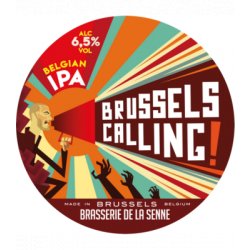 Brasserie De La Senne - Brussels Calling - 20L Inox keg - Hopping Borders