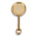 Extended Gold Round Badge Holder Extended Gold Round Badge Holder
