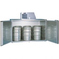 Enfriador de barriles de acero galvanizado - 6 barriles de 50l - Todocerveza