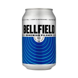 Bellfield Brewery, Bohemian Pilsner, 330ml Can - The Fine Wine Company