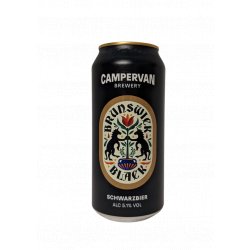 Campervan Brewery, Brunswick Black , GLUTEN FREE 440ml Can - The Fine Wine Company