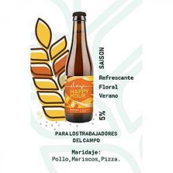 Cerveza Saison Happy Hour - El Viaje - TicoBirra