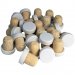 Plastic Top Wine Stoppers x10 White Plastic Top Wine Stoppers x10 White